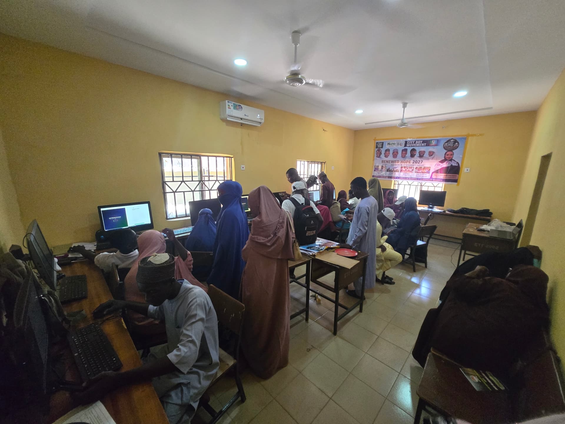 Community enrolment session