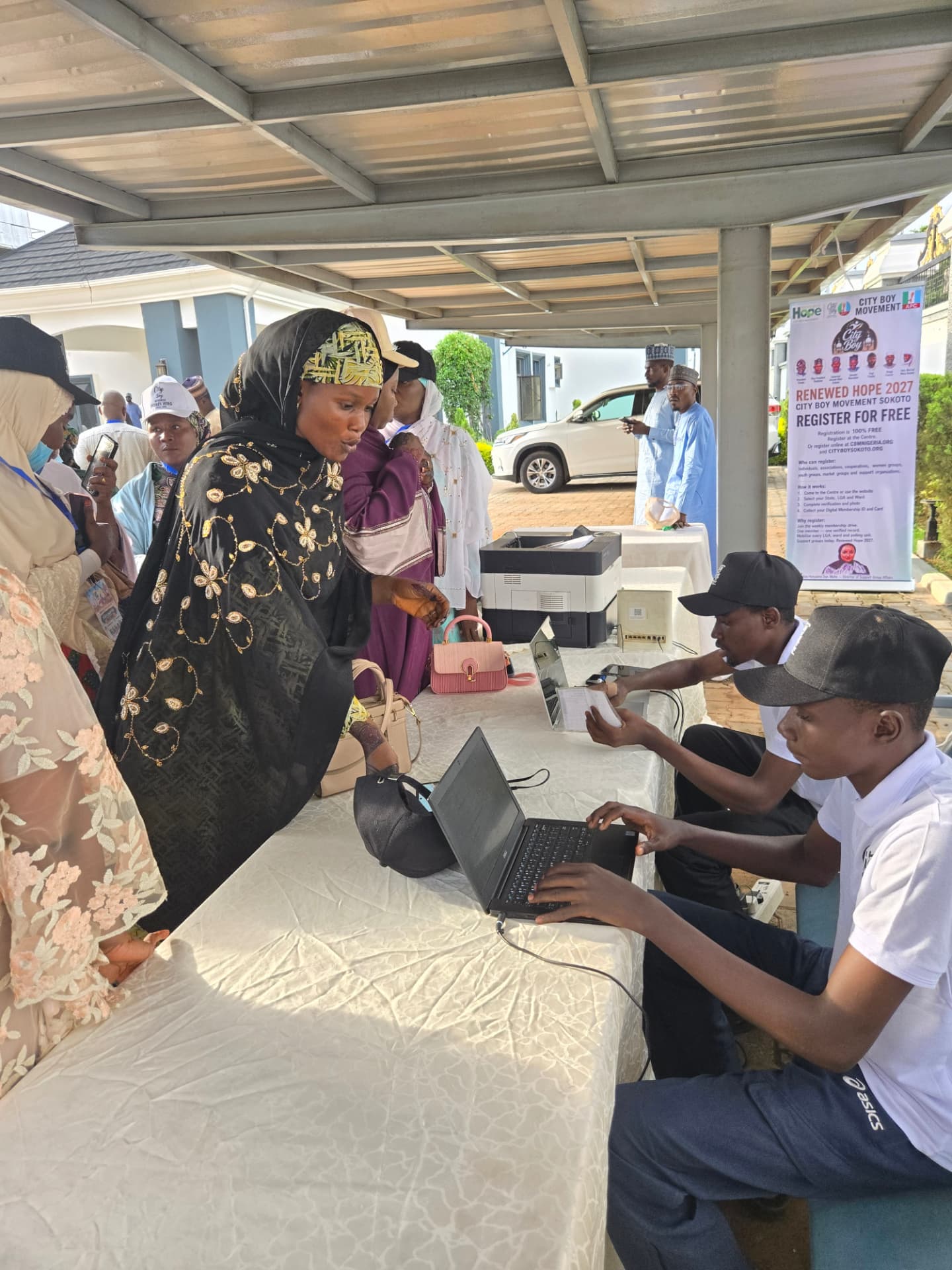 Grassroots enrolment desk