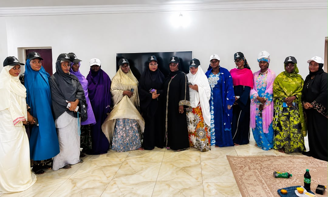 Women Wing coordinators of City Boy Movement, Sokoto State Chapter during the courtesy visit