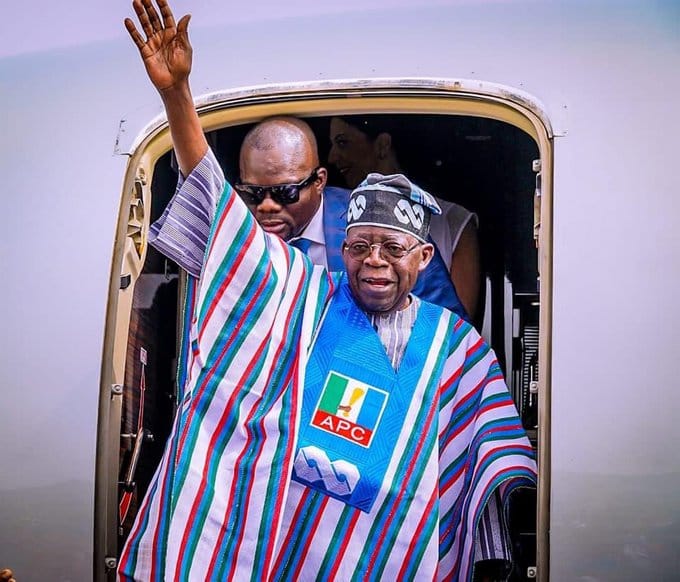 President Tinubu arriving to a warm reception