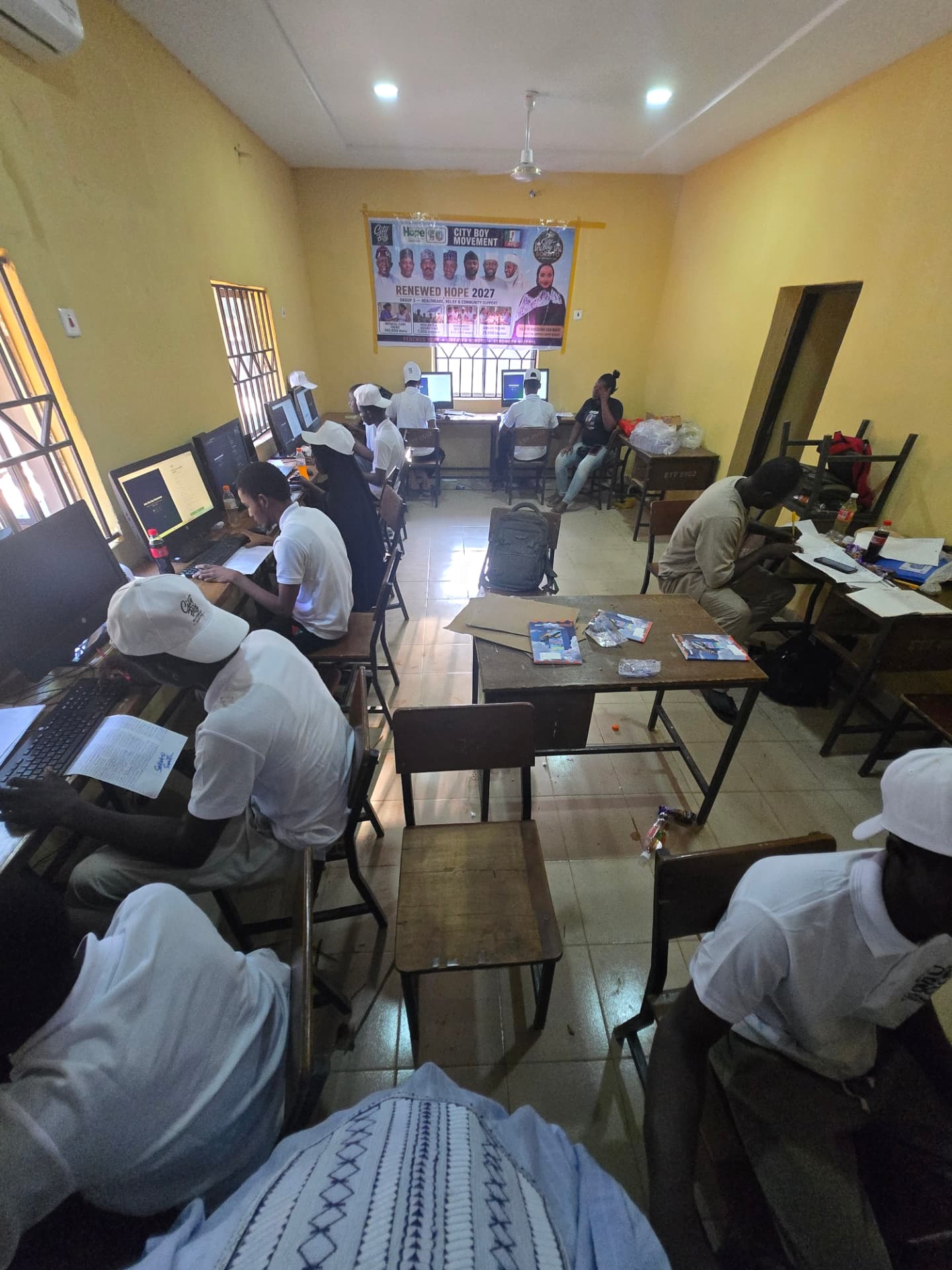 Registration desk operations